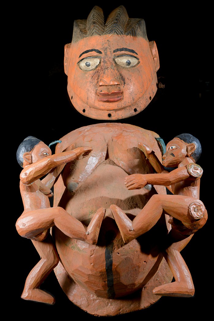 Masque ventre Gelede - Yoruba - Nigeria / Benin