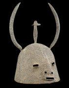 Casque en fer noir - Dogon - Mali