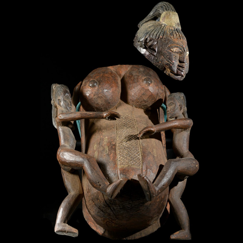 Masque ventre Gelede - Yoruba - Nigeria