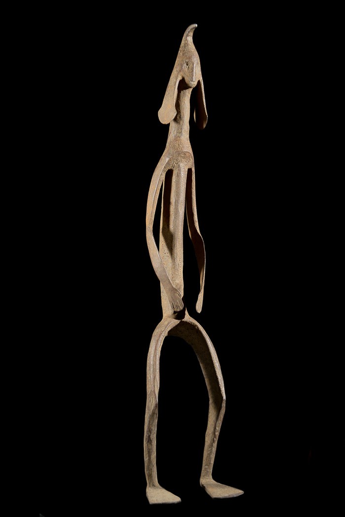 Statue Iagalagana en fer noir - Mumuye - Nigeria - Statues africaines
