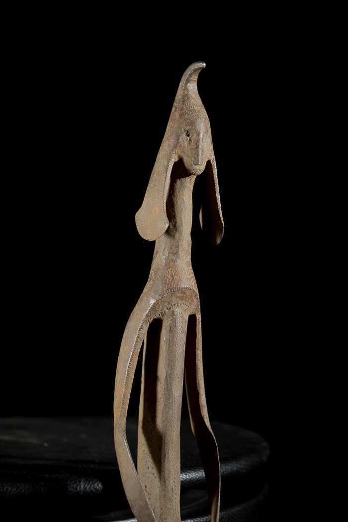 Statue Iagalagana en fer noir - Mumuye - Nigeria - Statues africaines