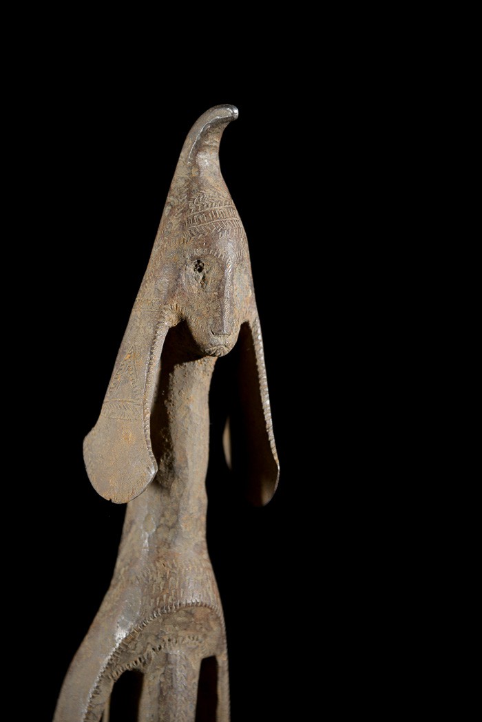 Statue Iagalagana en fer noir - Mumuye - Nigeria - Statues africaines