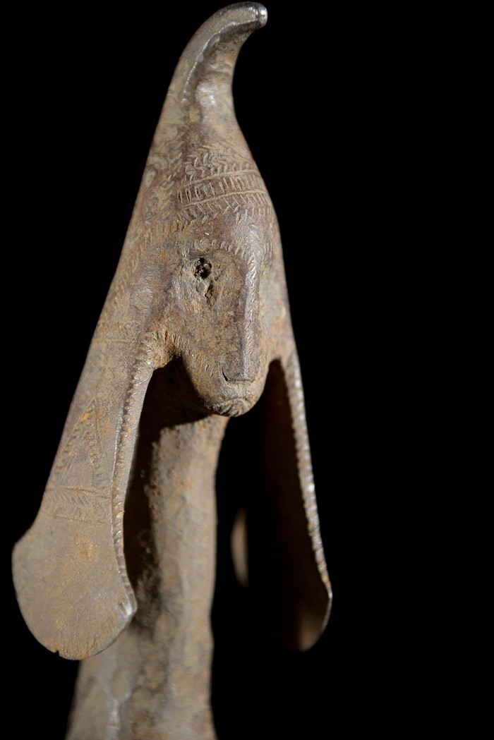 Statue Iagalagana en fer noir - Mumuye - Nigeria - Statues africaines
