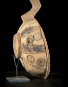 Grande cuillère en bois polychrome - Bidjogo - Guinée Bissau