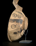 Grande cuillère en bois polychrome - Bidjogo - Guinée Bissau