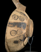 Grande cuillère en bois polychrome - Bidjogo - Guinée Bissau