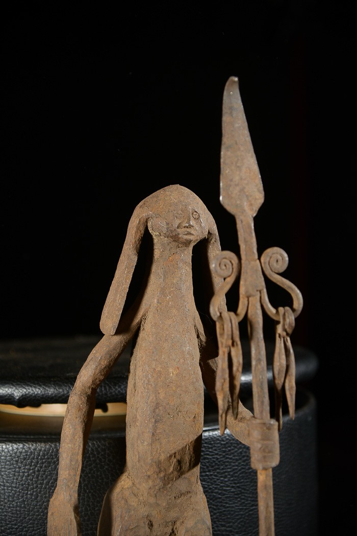 Statue Iagalagana en Fer noir - Mumuye - Nigeria - Statues africaines