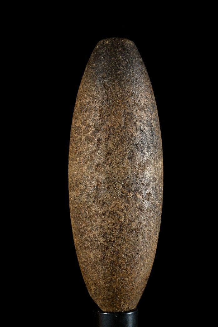 Pierre Funeraire sculptée en grès - Mambila - Nigeria