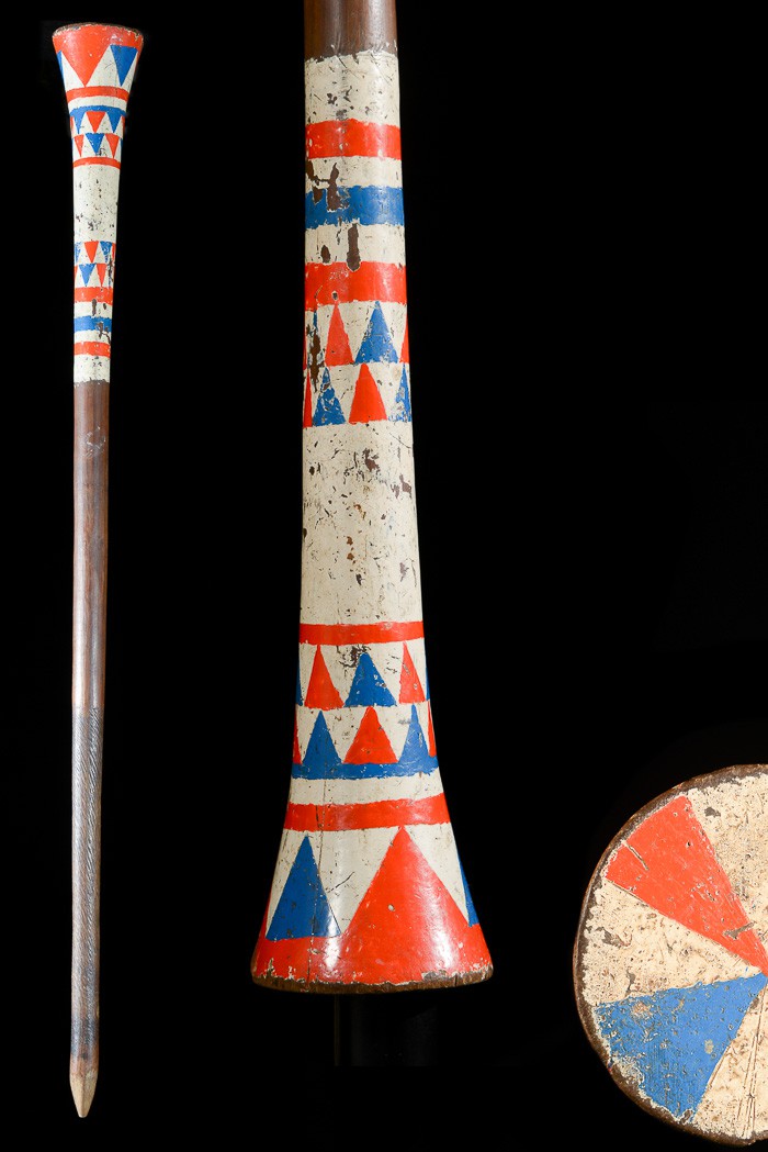 Canne polychrome Ndebele - Afrique du sud