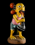 Sculpture Shetani Homme Jaune - George Lilanga - Makonde