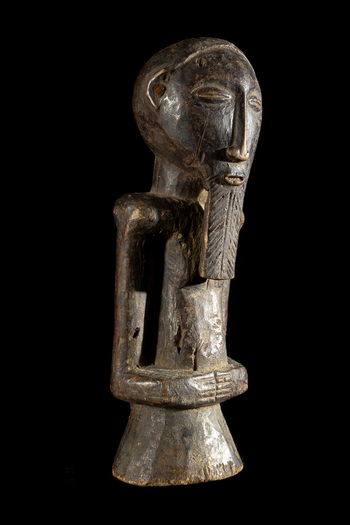 Statue cultuelle masculine - Kusu - RDC Zaire