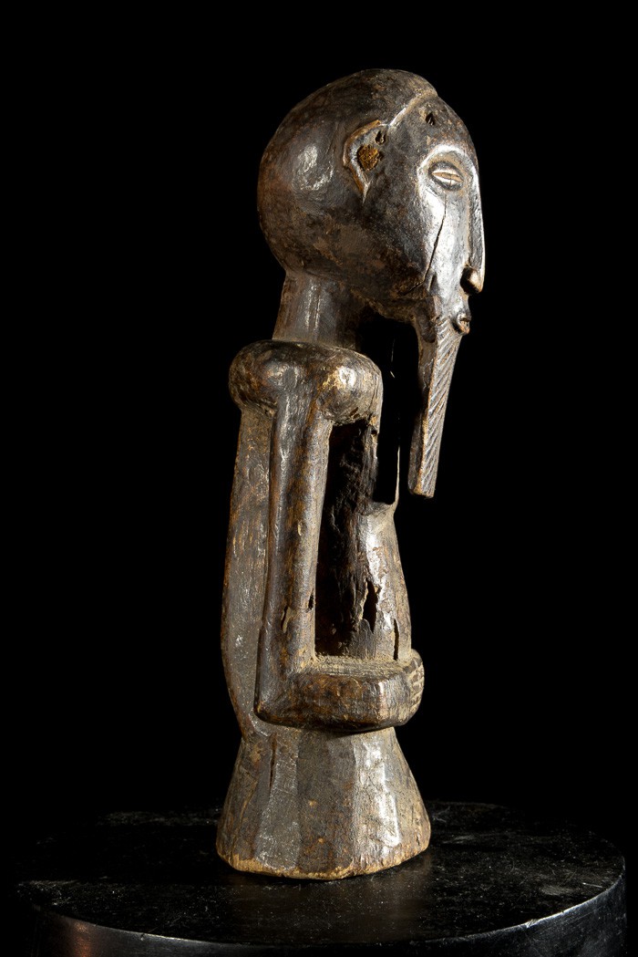 Statue cultuelle masculine - Kusu - RDC Zaire