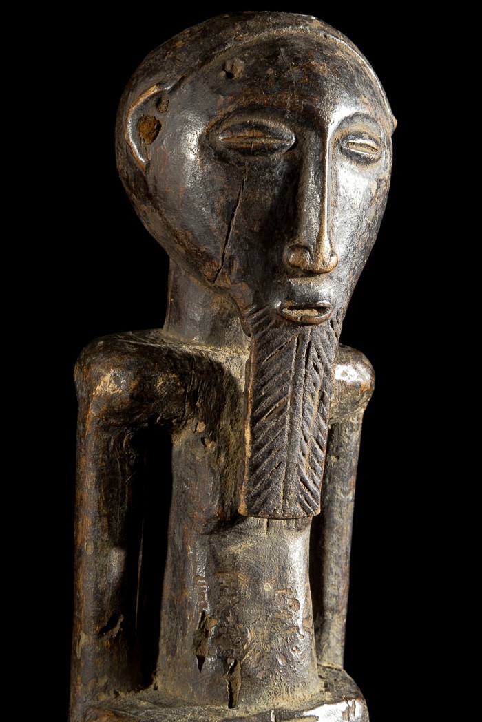 Statue cultuelle masculine - Kusu - RDC Zaire