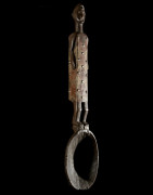Cuillere en bois polychrome - Ngata - République Démocratique du Congo