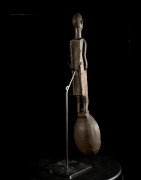Cuillere en bois polychrome - Ngata - République Démocratique du Congo
