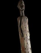 Cuillere en bois polychrome - Ngata - République Démocratique du Congo