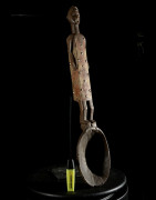 Cuillere en bois polychrome - Ngata - République Démocratique du Congo