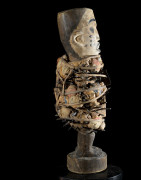 Fetiche Nkisi Nkonde Janiforme - Yombe - RDC Zaire - Nkisi Nkonde