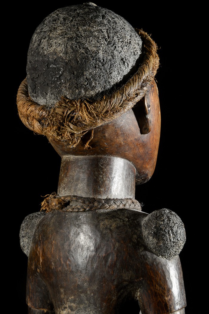 Fetiche Nkisi Nkonde Janiforme - Yombe - RDC Zaire - Nkisi Nkonde