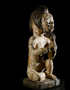Statuette rituelle feminine - Punu / Pounou Lumbu - Gabon
