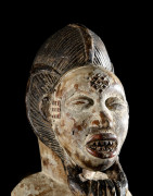 Statuette rituelle feminine - Punu / Pounou Lumbu - Gabon