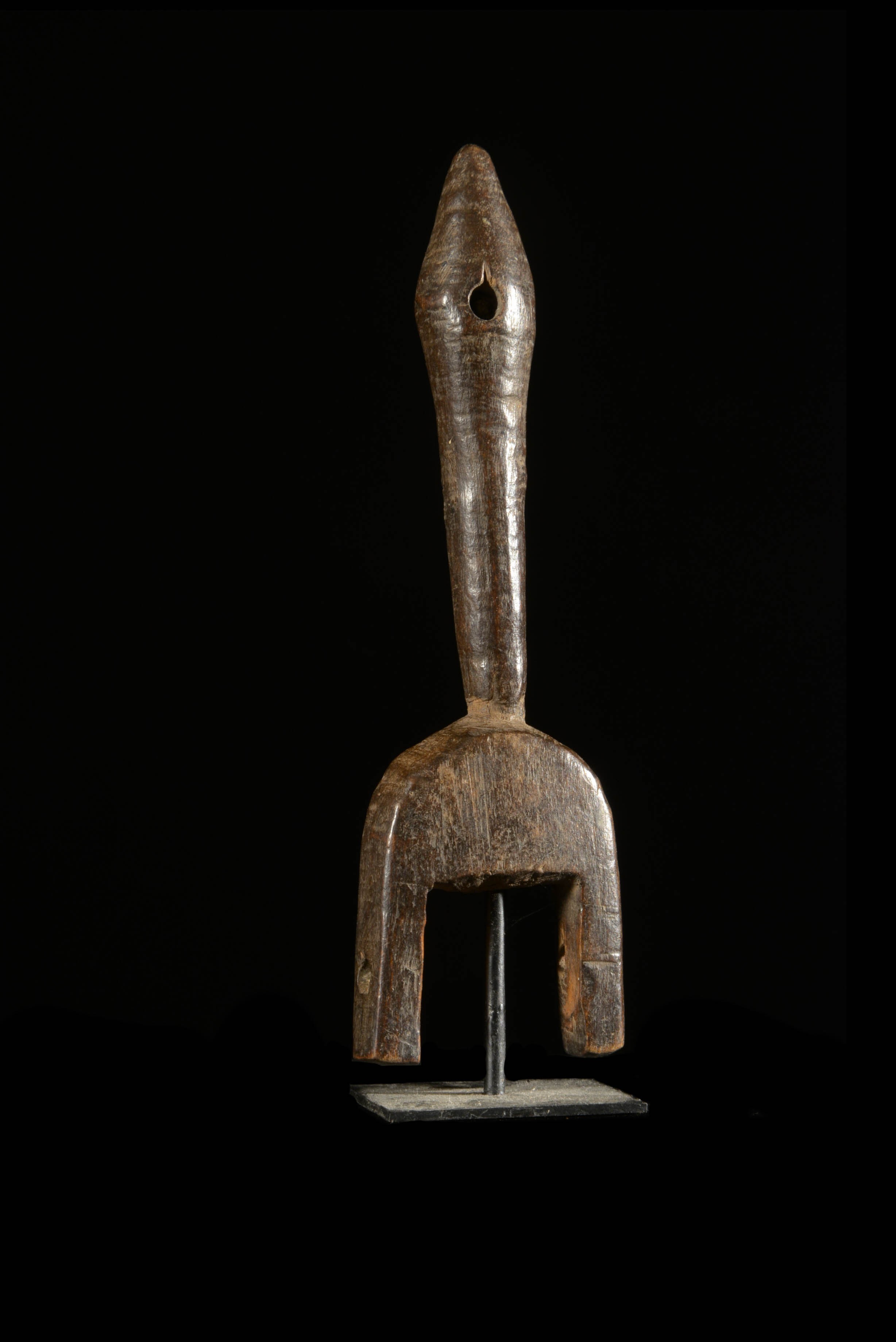 Etrier de poulie a tisser - Baoule - Côte d'Ivoire