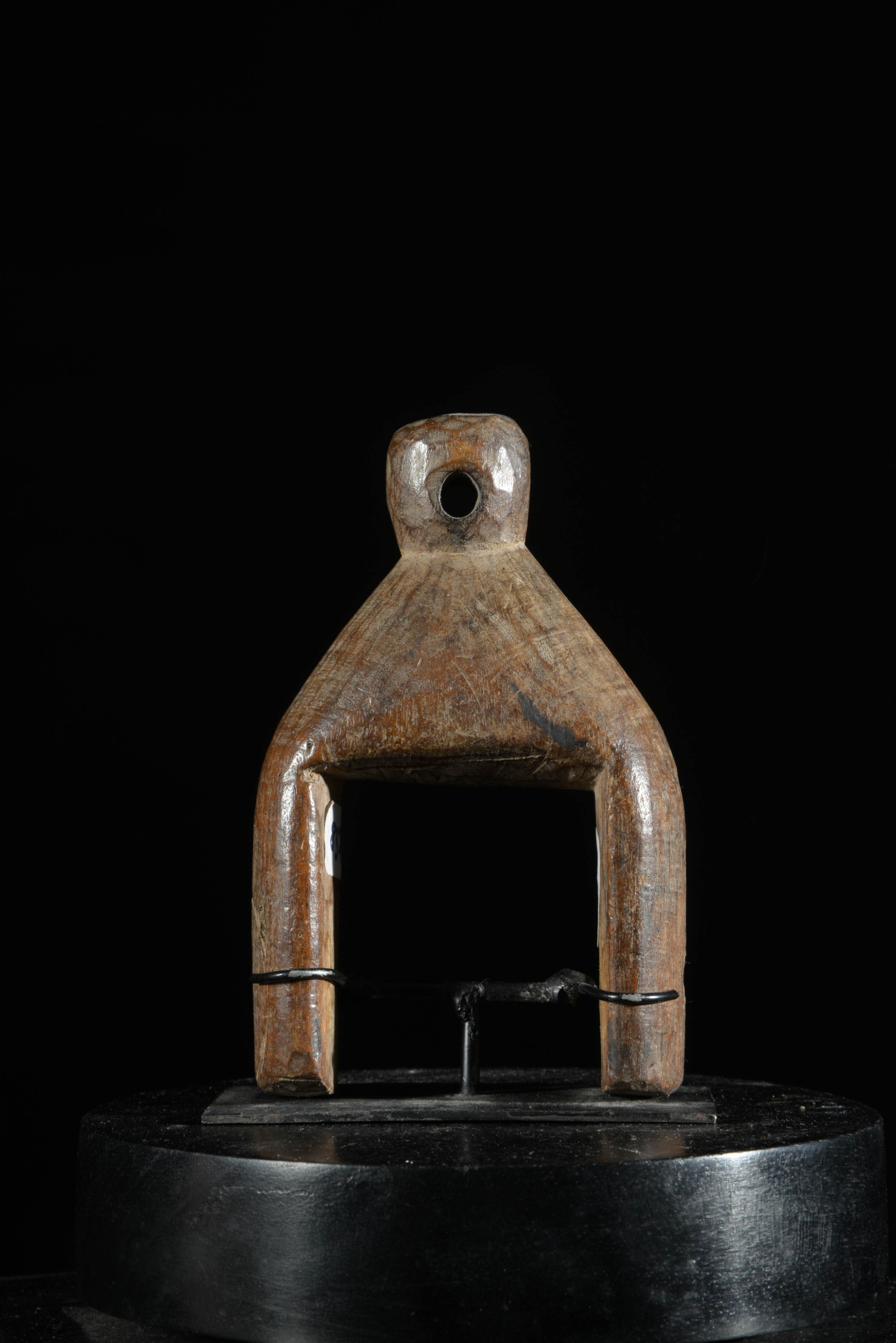 Etrier de poulie a tisser - Baoule - Côte d'Ivoire