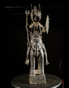 Oba et son cheval - Nigeria - BIni Edo - Bronze cire perdue