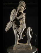 Oba et son cheval - Nigeria - BIni Edo - Bronze cire perdue