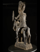 Oba et son cheval - Nigeria - BIni Edo - Bronze cire perdue