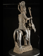 Oba et son cheval - Nigeria - BIni Edo - Bronze cire perdue