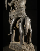 Oba et son cheval - Nigeria - BIni Edo - Bronze cire perdue