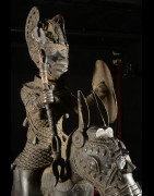 Oba et son cheval - Nigeria - BIni Edo - Bronze cire perdue