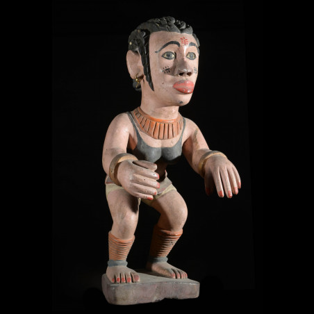 Statue squelette - MIbibio Anang - Nigeria