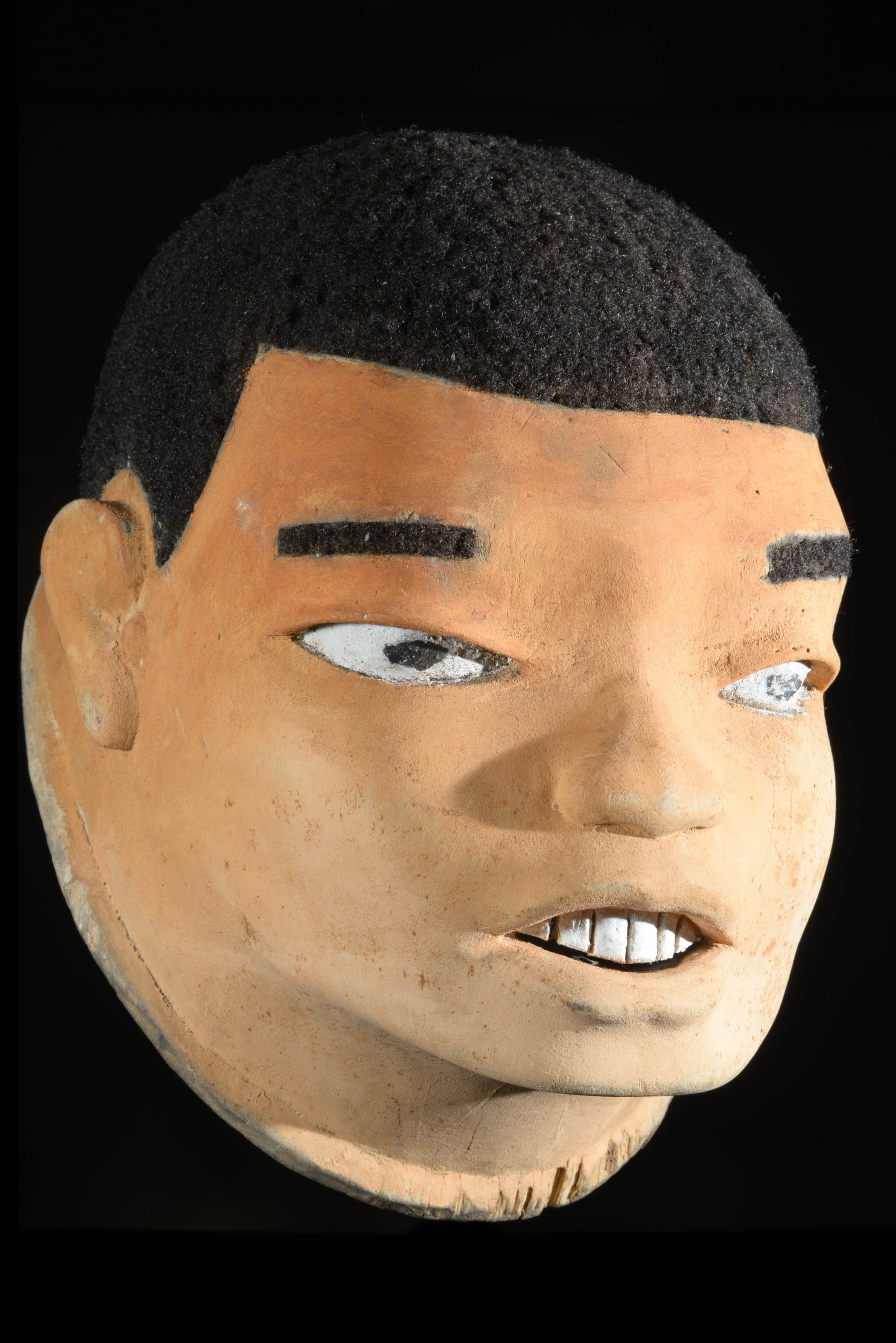 Masque polychrome Lipico  - Makonde - Tanzanie - Afrique Est
