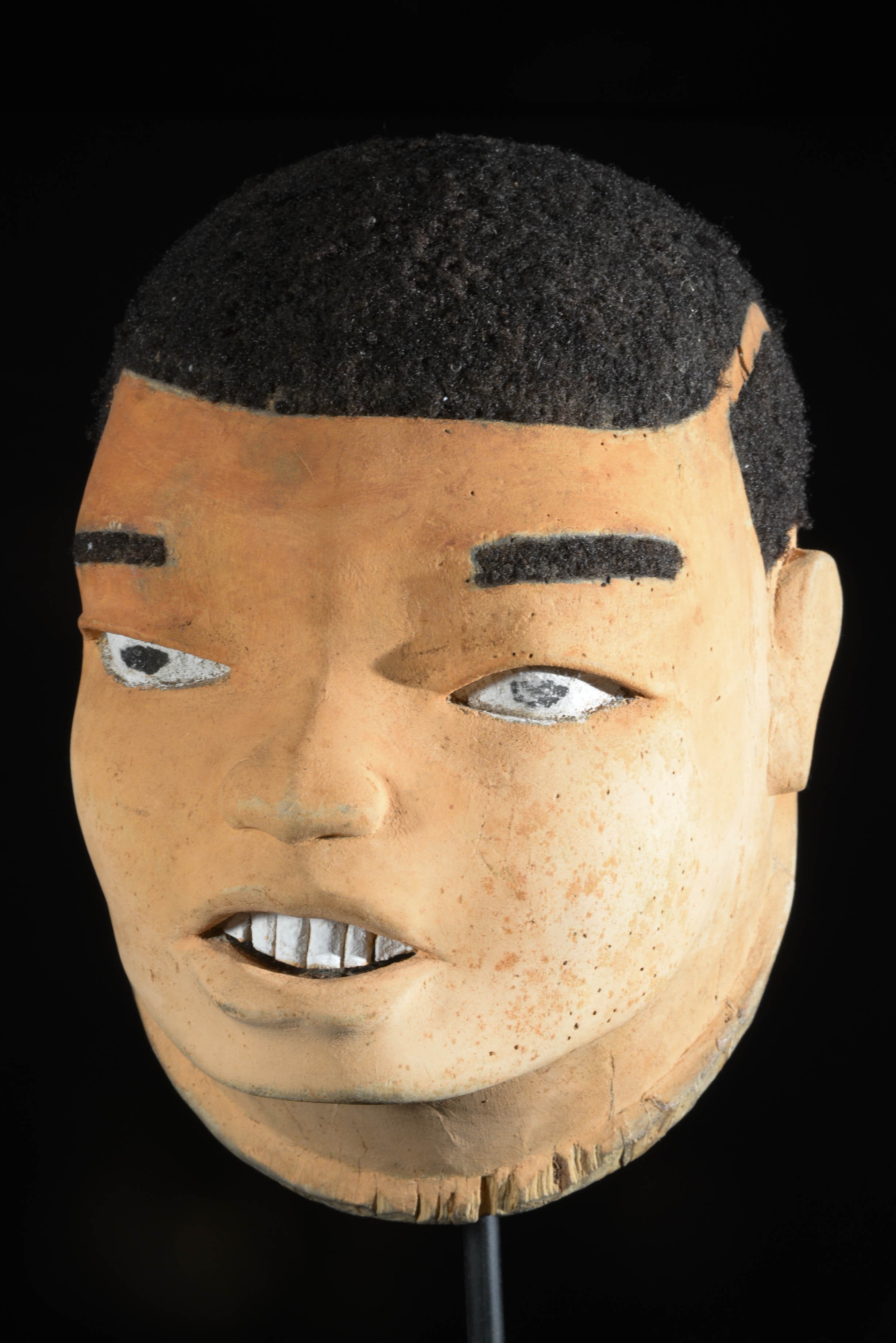 Masque polychrome Lipico  - Makonde - Tanzanie - Afrique Est