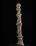 Statuette en alliage de bronze - Verre / Were - Nigeria Cameroun