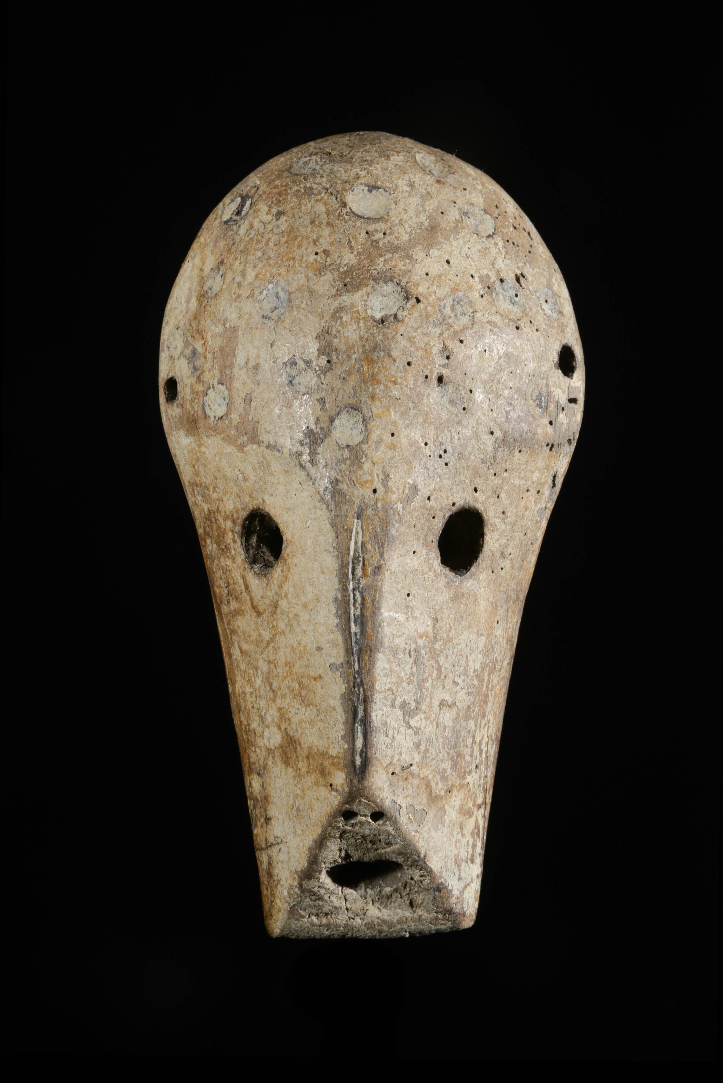Masquette en bois clair - Zande - RDC Zaire