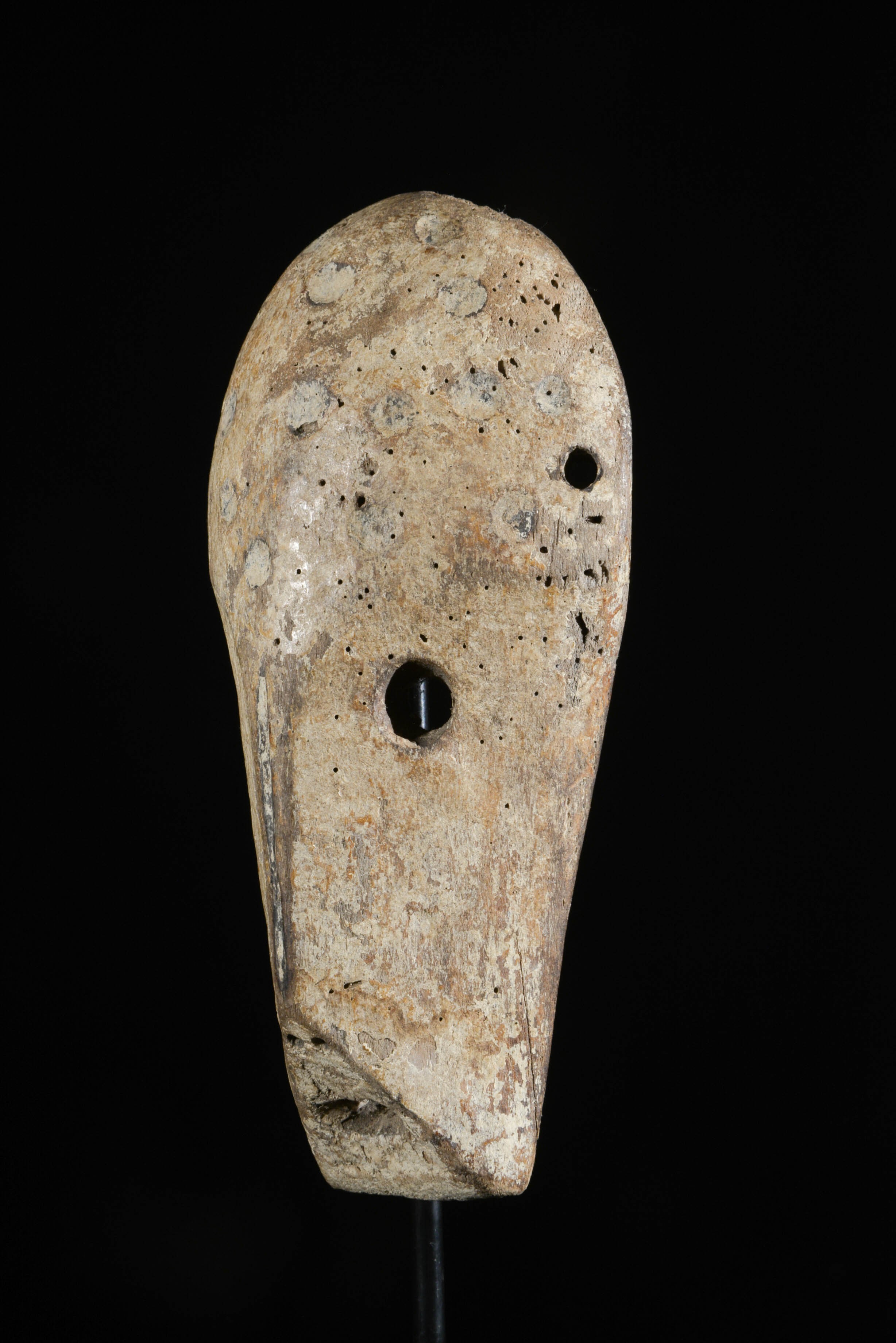 Masquette en bois clair - Zande - RDC Zaire