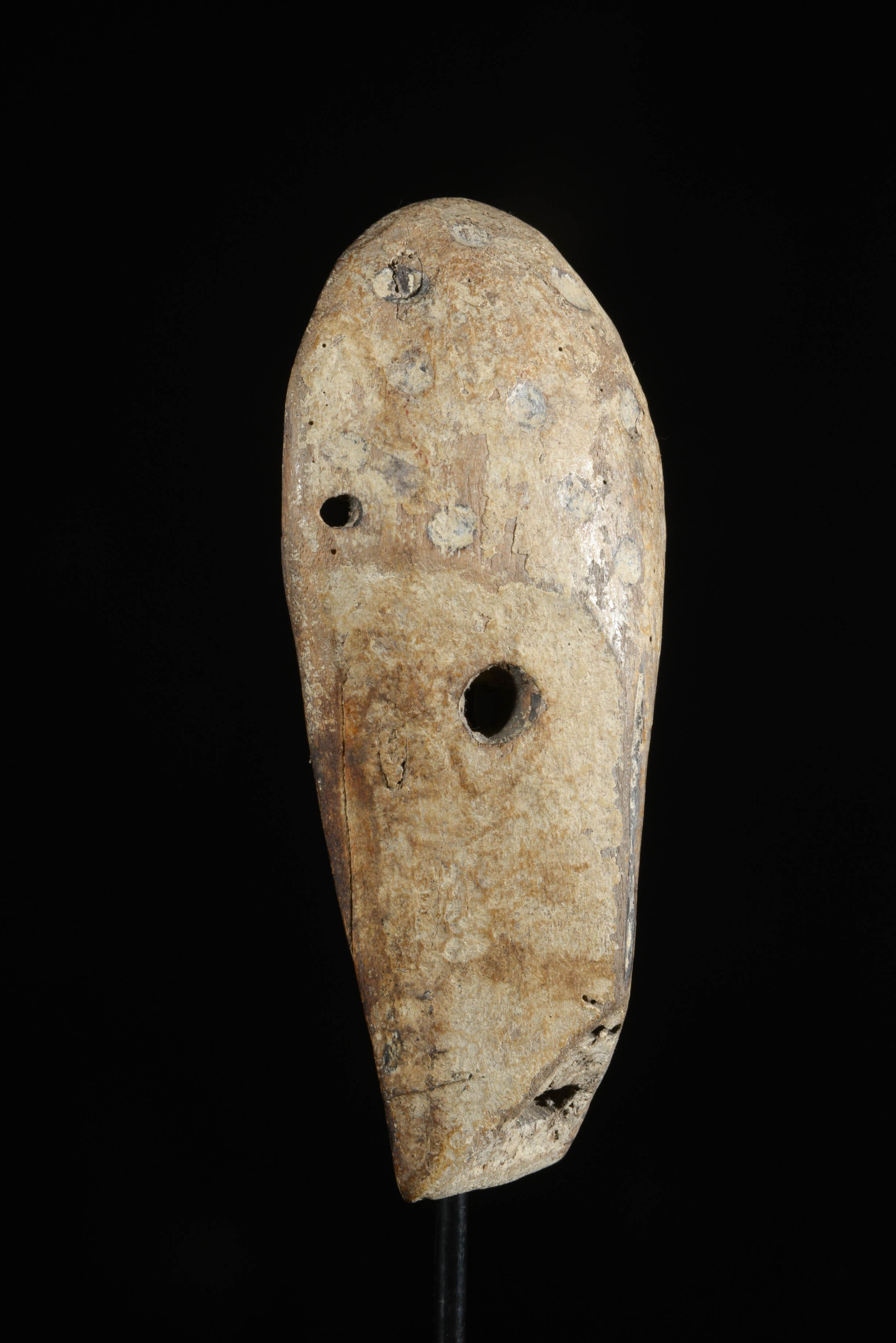 Masquette en bois clair - Zande - RDC Zaire