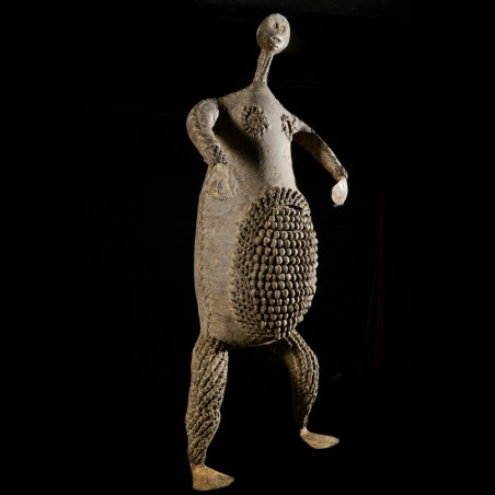 Poupee Brassard en cuir - Kirdi ? - Cameroun - Poupees d’afrique