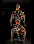 Poupee Namji Dowayo - Nigeria / Cameroun - Poupee perles africaines