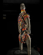 Poupee Namji Dowayo - Nigeria / Cameroun - Poupee perles africaines