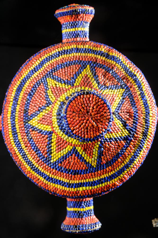Coiffe perlée - Pende / Yaka / Suku - RDC Zaire
