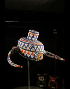 Coiffe perlée - Pende / Yaka / Suku - RDC Zaire