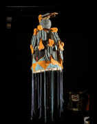 Coiffe Ade ou Adenla avec rideau de perles - Yoruba - Nigeria