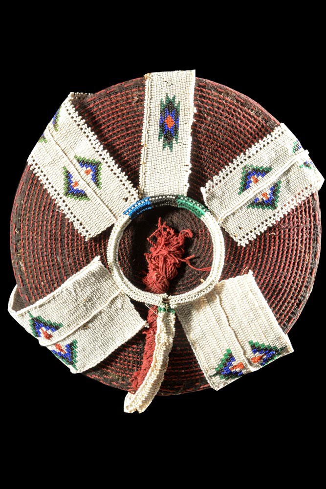 Coiffe Isicholo ancienne - Zoulou - Afrique du sud - Zulu