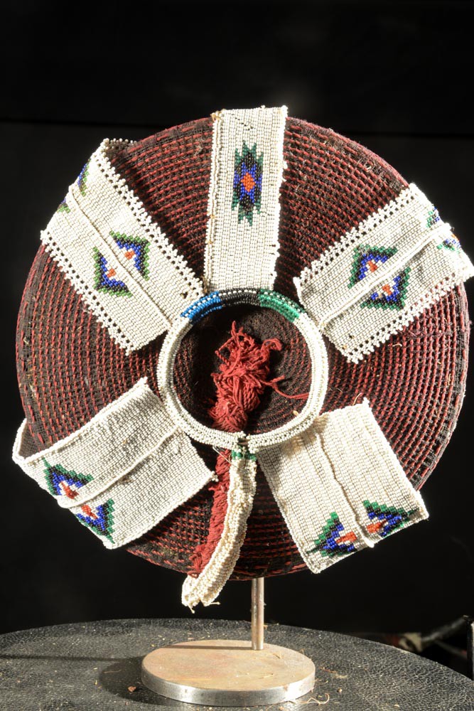 Coiffe Isicholo ancienne - Zoulou - Afrique du sud - Zulu