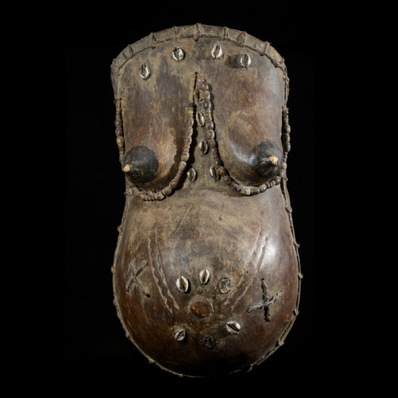 Masque ventre feminin Ndimu - Makonde - Tanzanie