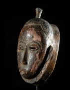 Masque ancien Gou ou Gu de jeune fille - Gouro - Côte d'Ivoire